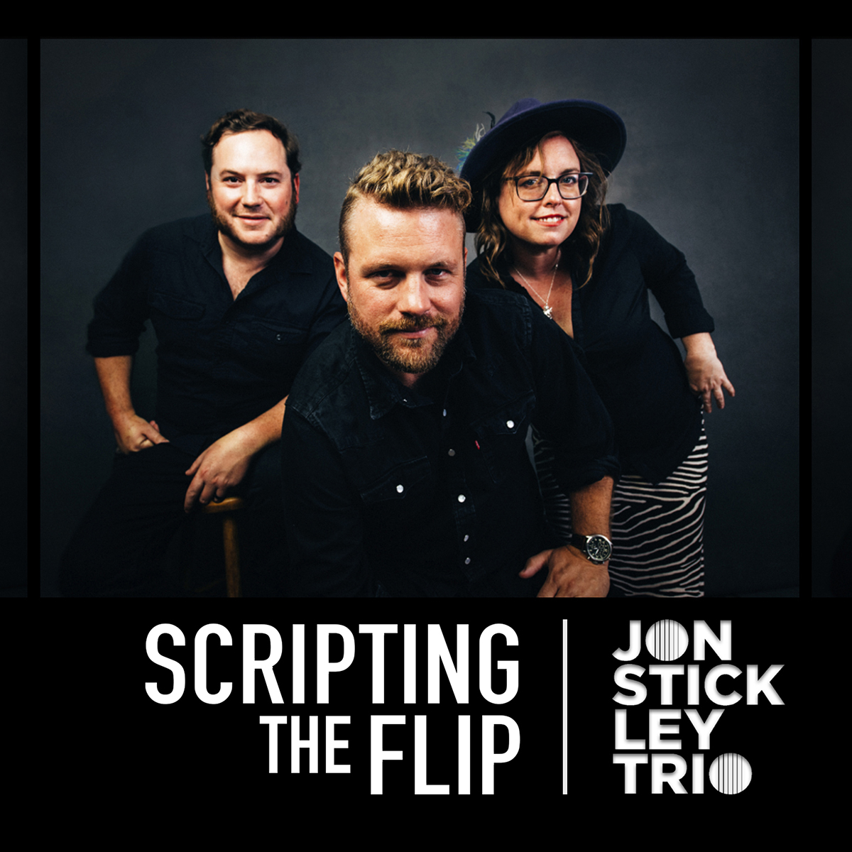 The cover for the Jon Stickley Trio album, Scripting The Flip
